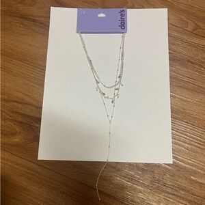 Claire's Silver Layered Necklace